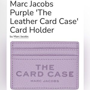 Marc Jacobs Lavender Card Case